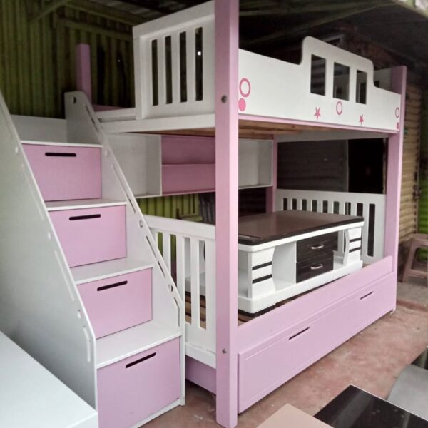 4x6 Modern double decker Bunk bed