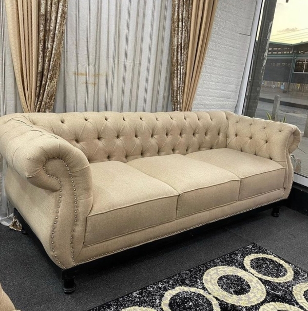3 Seaters Odd Large Chesterfield Couch