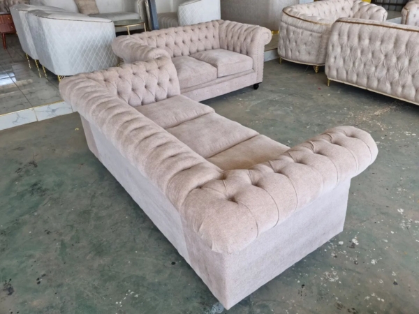 5 seater modern fabric chesterfield sofas/couch - Elegant Design