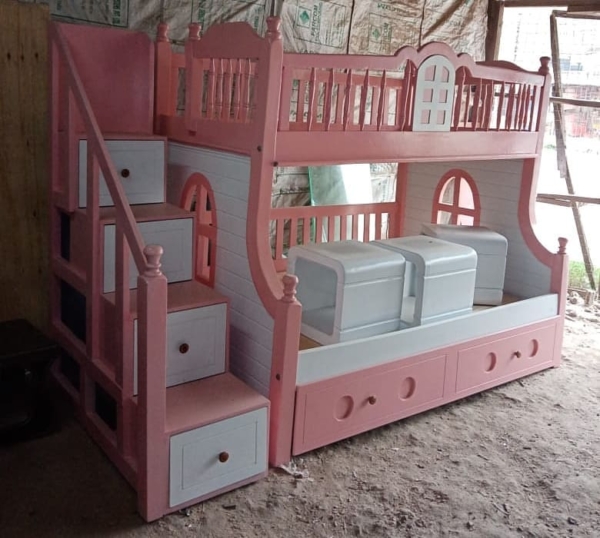 4x6 Modern Double decker Bunk bed