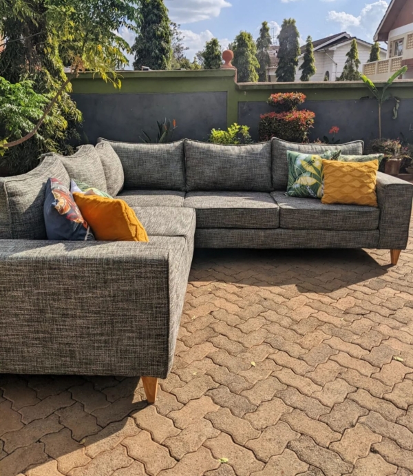 6 seaters large modern fabric L shaped sofa/couch - Elegant Design