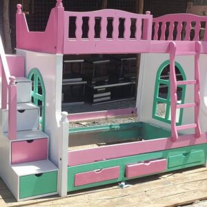 4x6 Modern Double decker Bunk bed