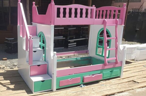 4x6 Modern Double decker Bunk bed