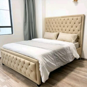 5×6 Modern Queen Bed – Stylish Upholstered Bed with Contemporary Headboard