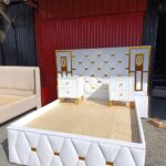 5x6 Super Queen Bed with 2 Bedside tables