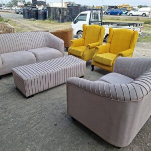 7-Seater Contemporary Luxury Sofa + Custom Bench – Modern Comfort & Style