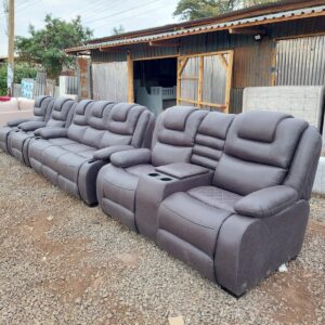 7 Seaters Contemporary Fluffy Comfy Couch