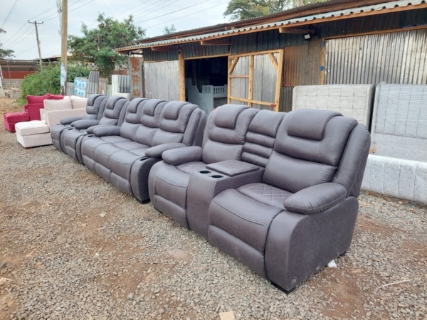 7 seaters modern semi recliner sofas - Elegant Design