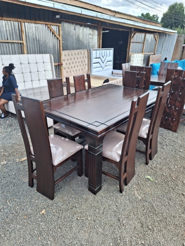 6 seaters modern dining table set - Elegant Design