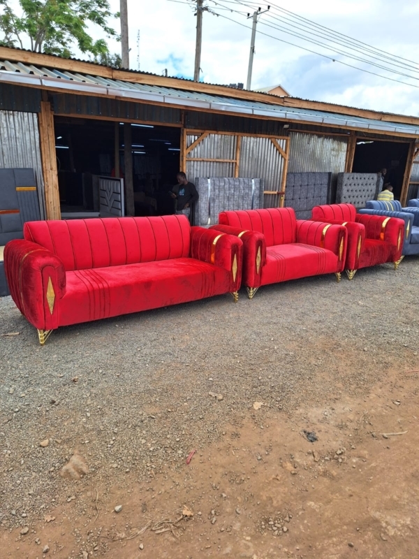 6 seaters modern fabric sofas - Elegant Design
