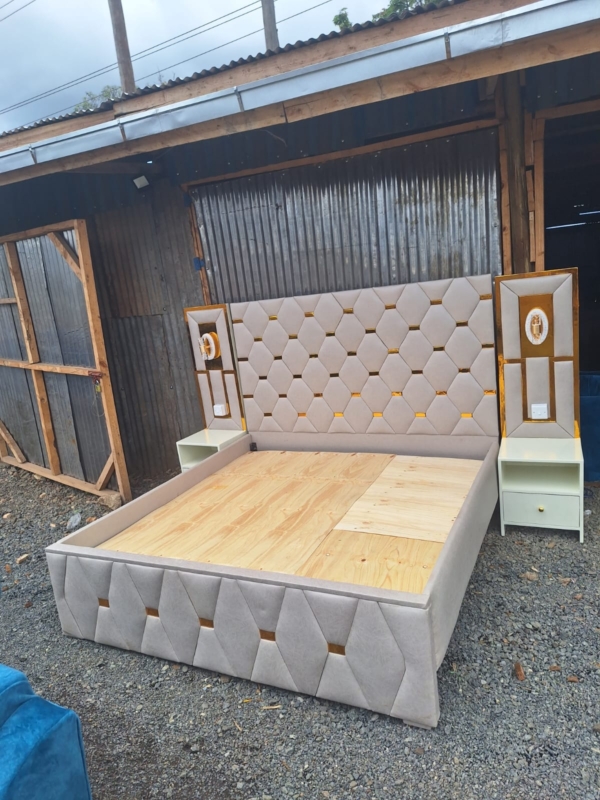 6x6 Modern Luxury Bed and Bedside tables