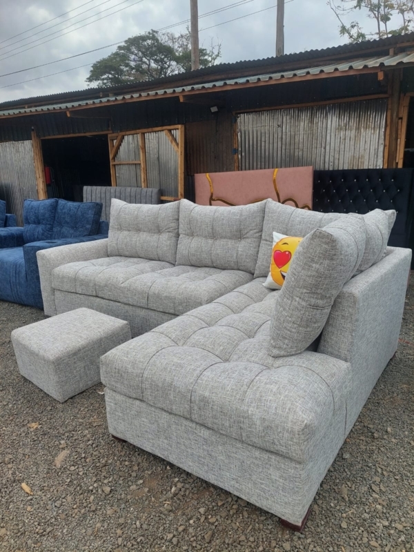 6 seaters modern fabric L shaped sofa/couch - Elegant Design