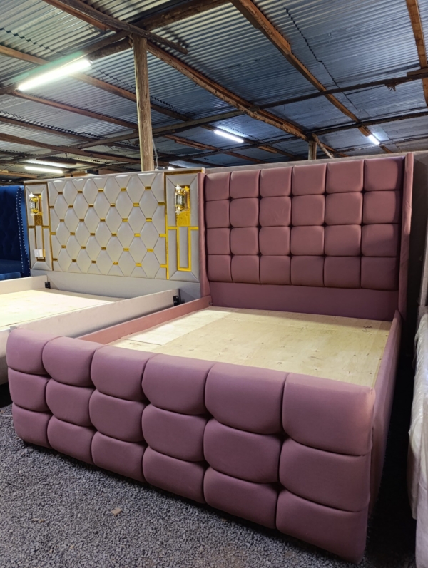 5 by 6 modern fabric luxury bed - Elegant Design