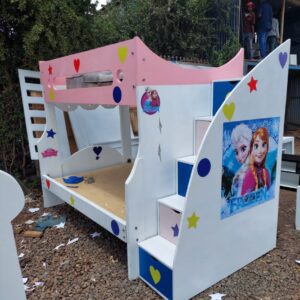 4x6 Modern Double Decker Bunk Bed