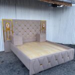 6x6 Contemporary Luxury Bed with Bedside tables.