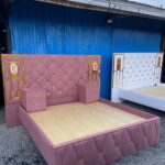 6x6 Super King Luxury Bed with Bedside tables.