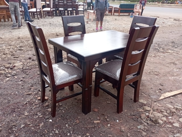 4 seaters wooden Dining table set - Elegant Design