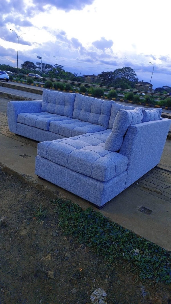 6 seaters modern fabric L shaped sofa/couch - Elegant Design