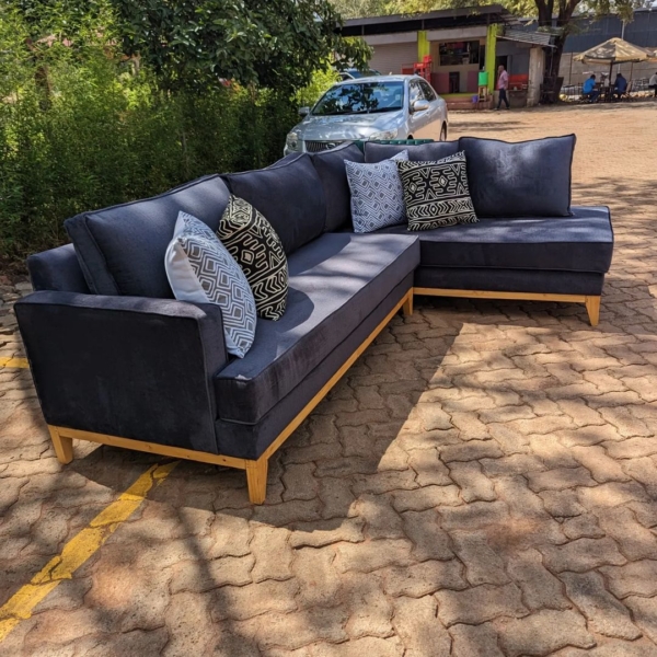 6 seater modern fabric L shaped sofa/couch - Elegant Design