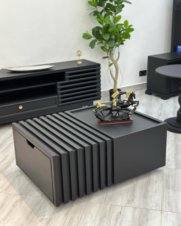 Modern wooden coffee table masterpiece - Elegant Design