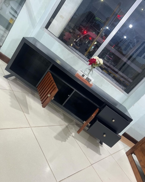 Modern wooden TV stand cabinet - Elegant Design