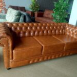 3 Seaters Contemporary Modern Chesterfield Couch