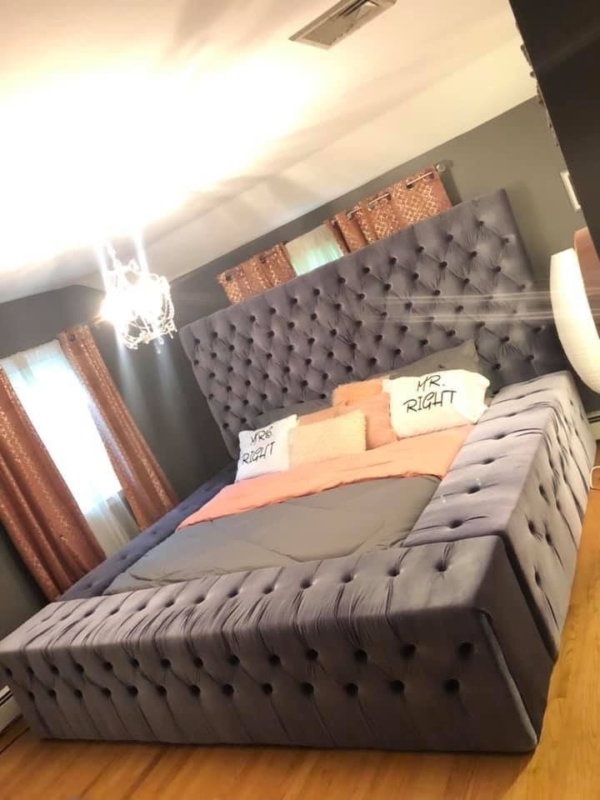 5x6 Contemporary Modern Queen Size Luxury Bed