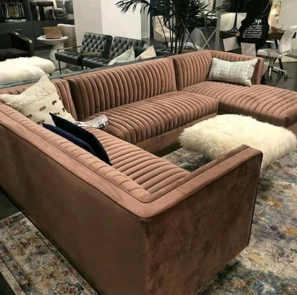 10 seaters modern fabric U shaped sofa/couch masterpiece - Elegant Design