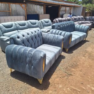5 Seaters Contemporary Chesterfield Couch