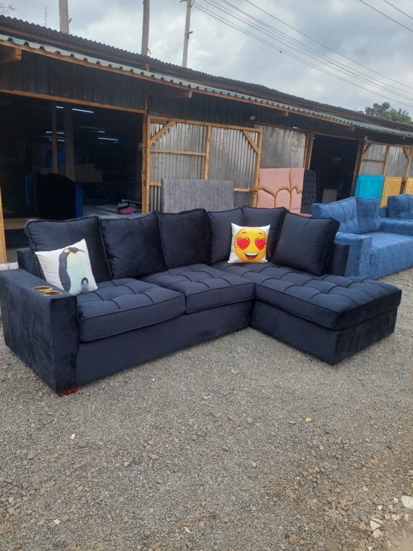 6 seaters modern fabric L shaped sofa/couch - Elegant Design