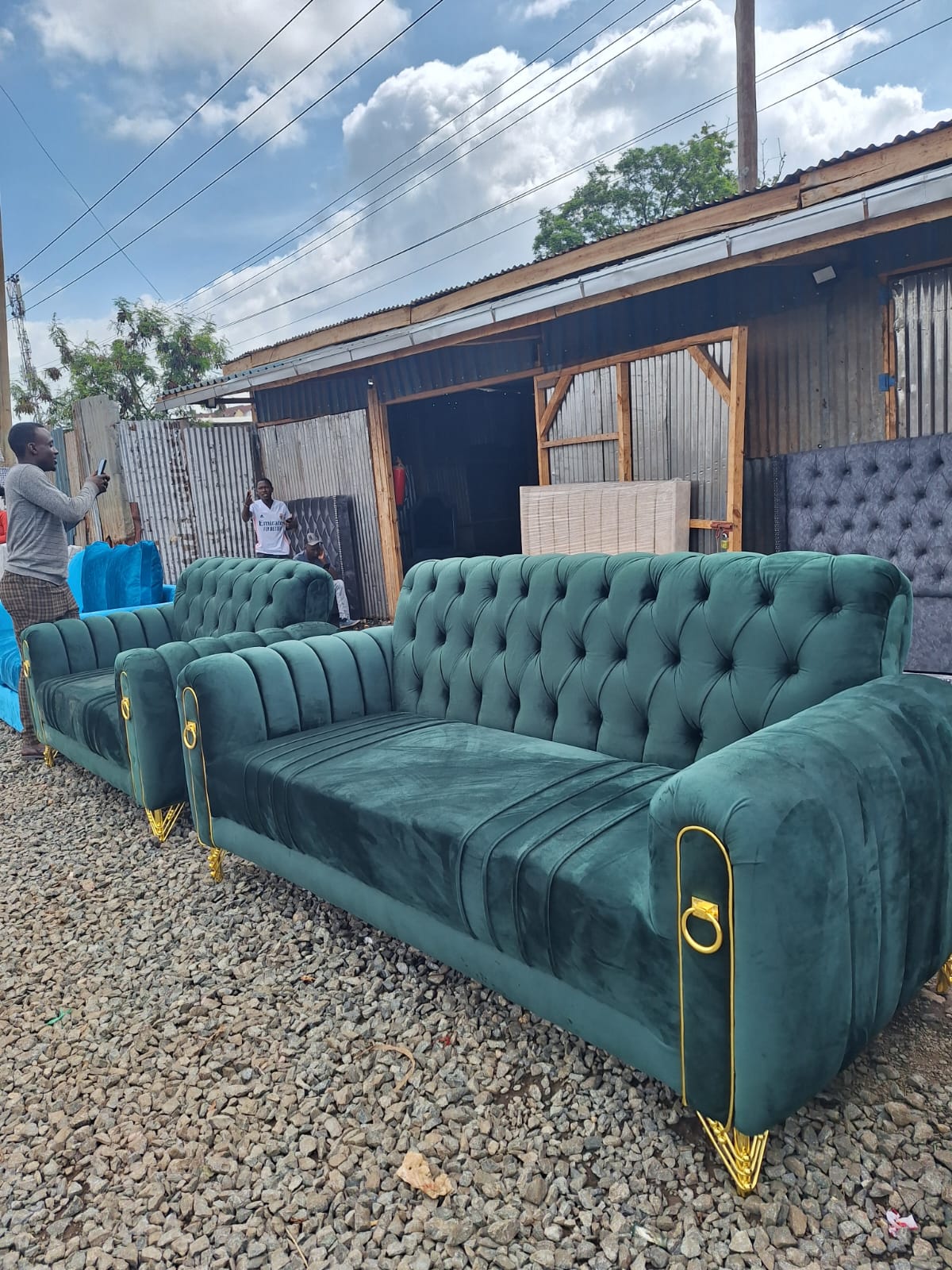 Best Choice Furniture - 545 4 6 seaters modern fabric sofas/couch - Elegant Design - Image 2