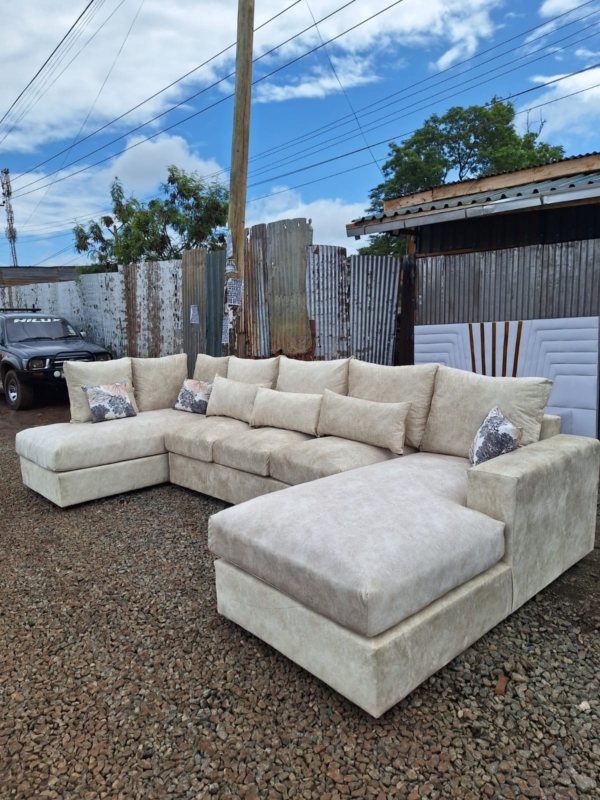 9 seaters modern fabric U shaped sofa/couch - Elegant Design