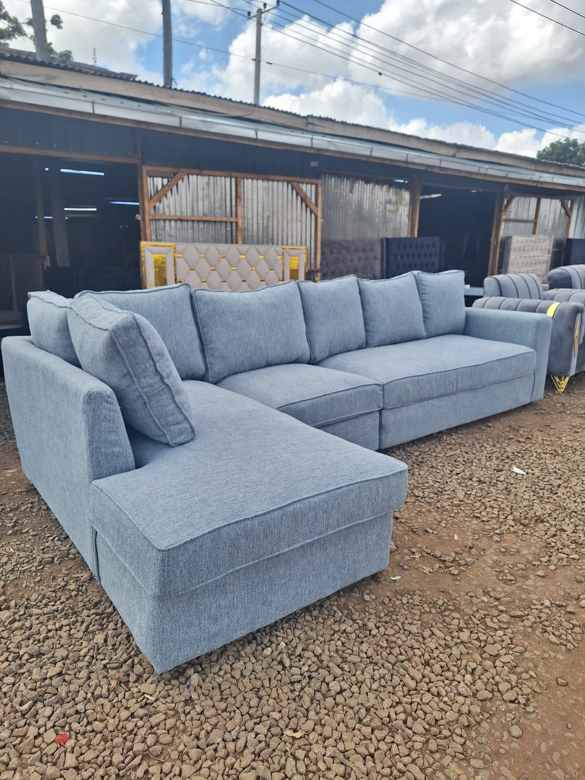 Best Choice Furniture - 577 7 Seaters L-shaped Sofa