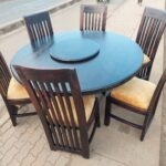 6 Seaters Dining table set Plus Rotating table