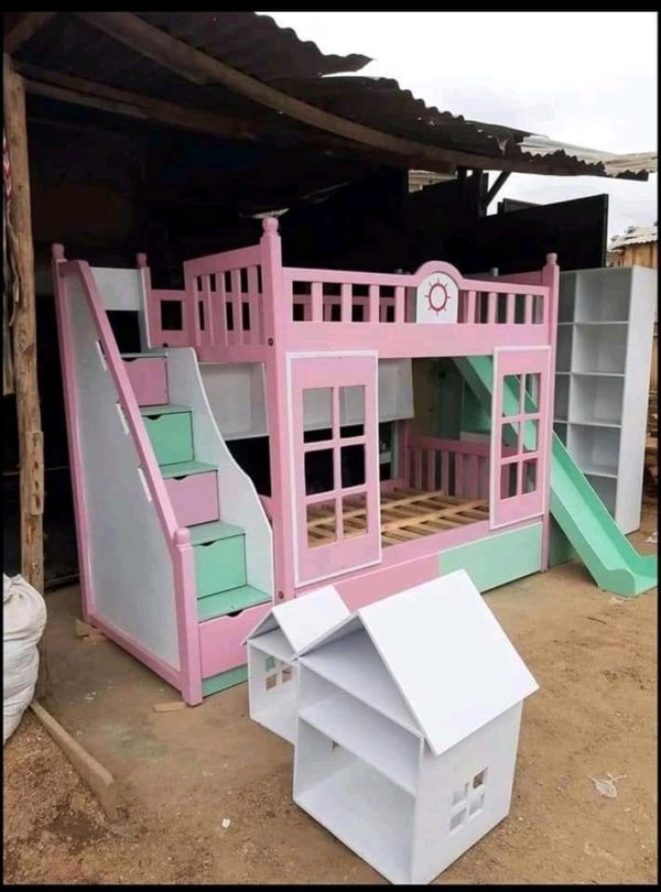 4x6 Contemporary Double Decker Bunk bed