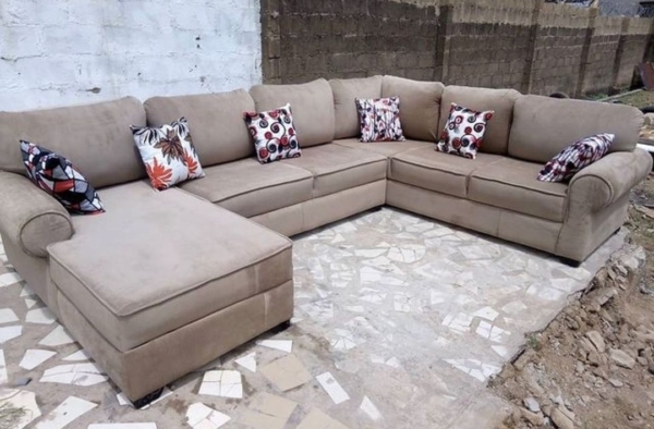 9 seaters modern fabric U shaped couch - Elegant Design
