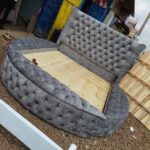 6x6 Super King Size Luxury Bed with Storage Units.