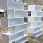 A Pair Of Contemporary Shelving Units