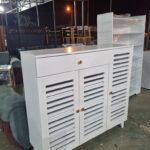 Contemporary Cabinet with shelving units.