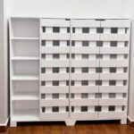 Large Closed Closet System with Shoe rack.