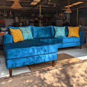 6 Seaters L-shaped Sectional Couch Comfort Luxe L-shape