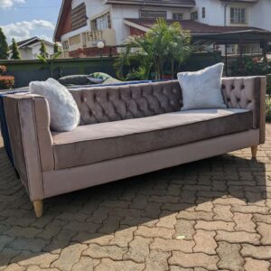 4 Seaters Contemporary Tufted Tuxedo Couch