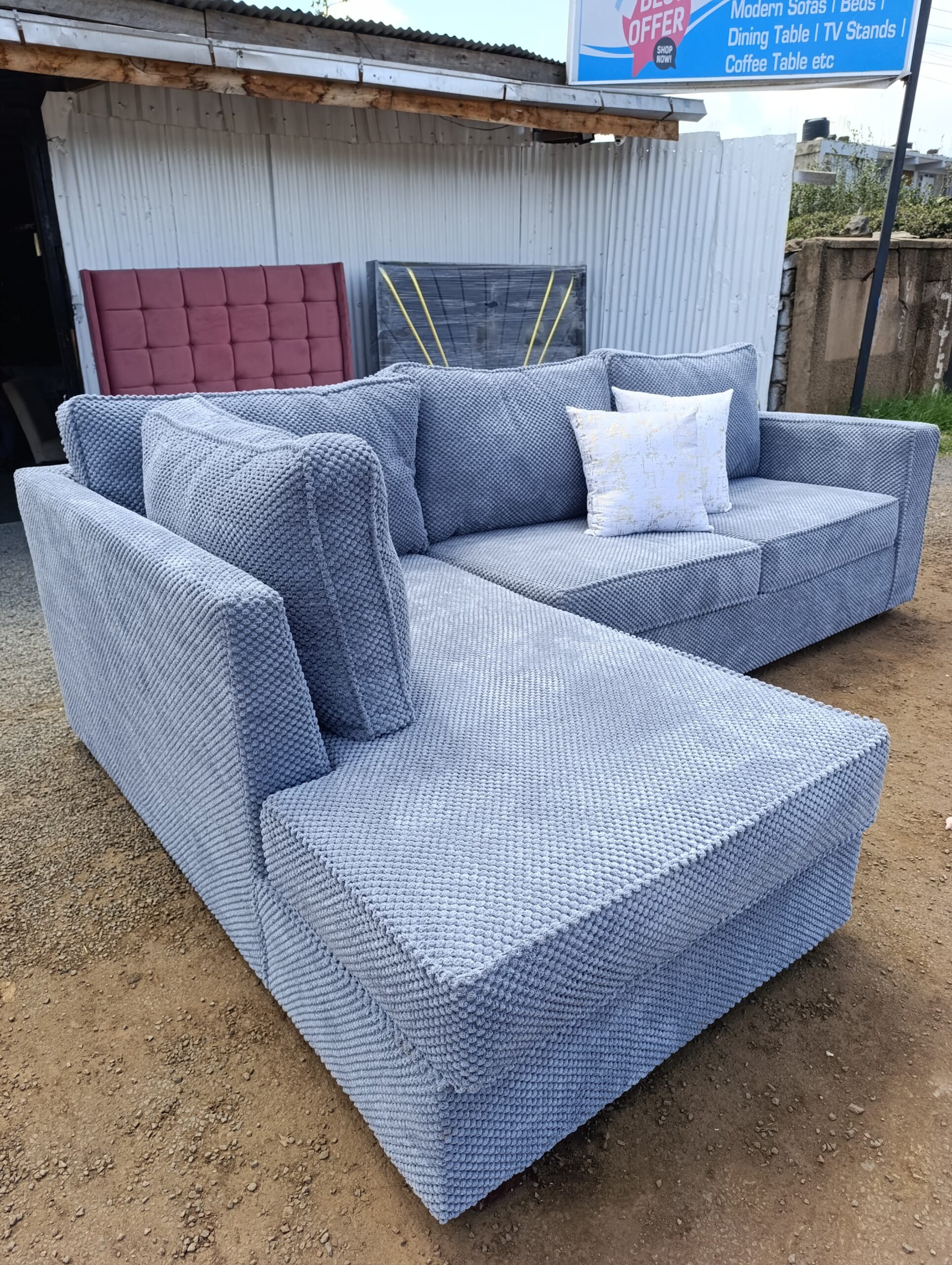 Best Choice Furniture - 854 scaled 6 Seaters L-shaped Sectional Couch
