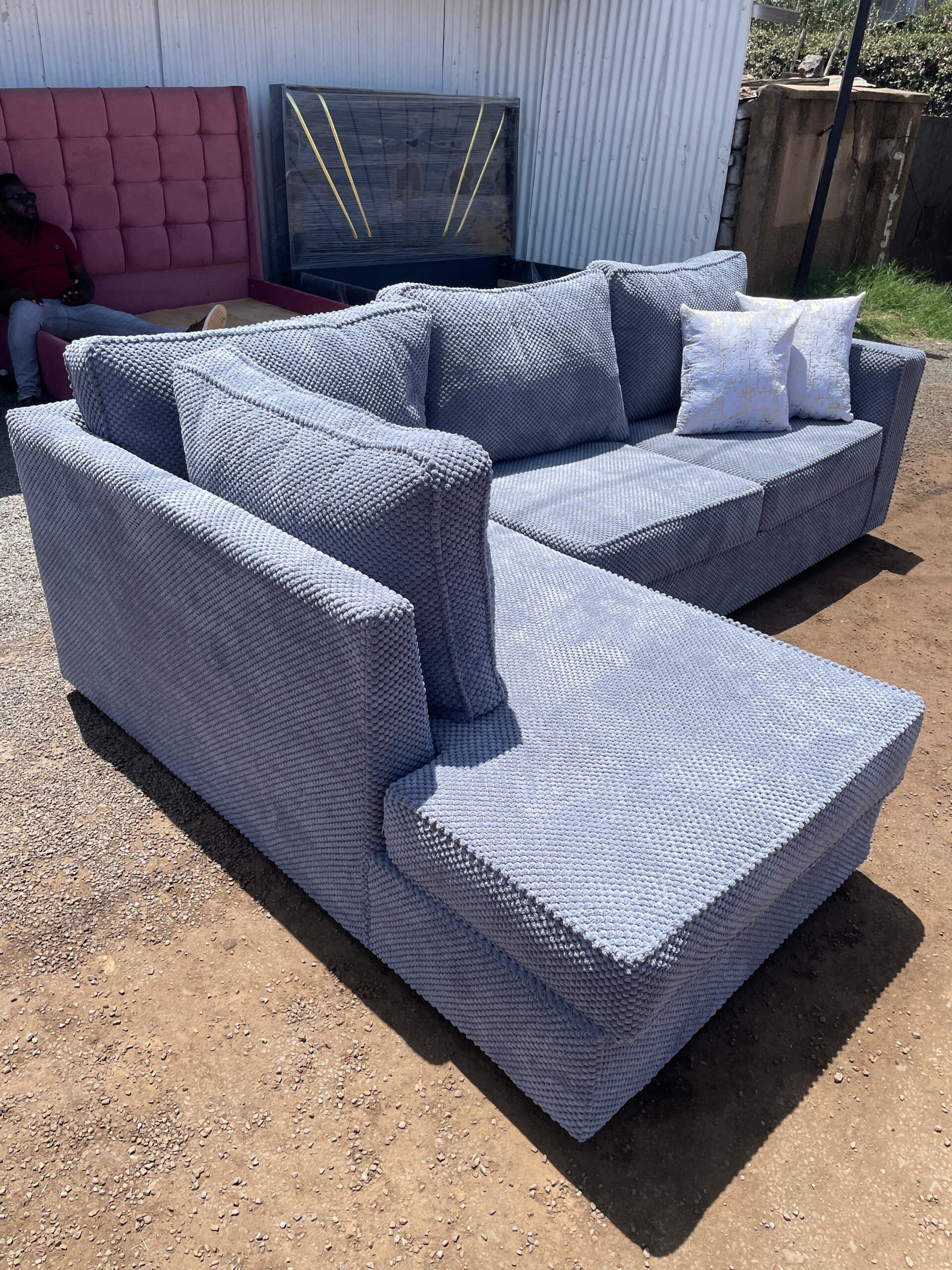 Best Choice Furniture - 8541 scaled 6 Seaters L-shaped Sectional Couch - Image 3