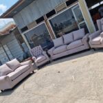 7 Seaters Contemporary Modern Sofa Set with Antiques Accent Chairs/wing chairs.