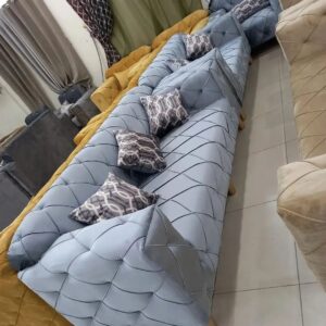 5 Seaters Contemporary Modern Chesterfield Couch