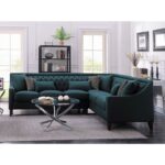 6-Seaters Large L-shaped Tuxedo Apple Couch