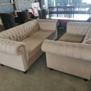 5 Seaters Contemporary Modern Chesterfield Couch