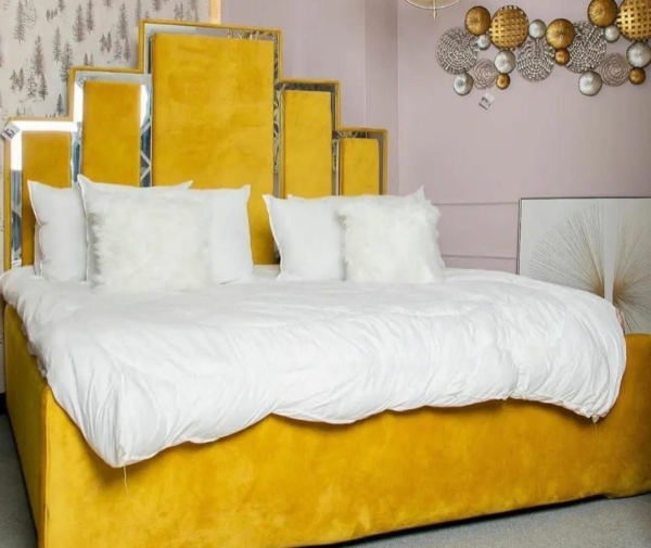 6x6 Contemporary Modern King Size Luxury Bed