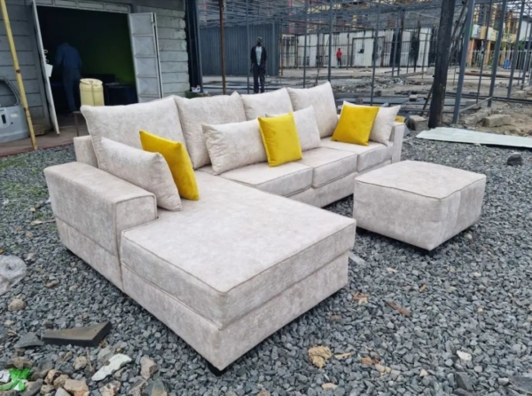 6 Seaters Large L-shaped Sectional Couch